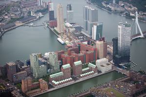 A view of downtown Rotterdam, the Netherlands. “Fighting water is a war you never win,” says one Dutch official. View gallery.