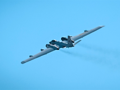 A WB-57 aircraft.
