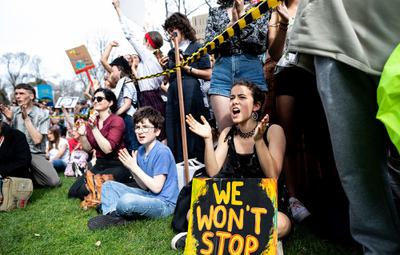 A climate strike in San Francisco on September 20.