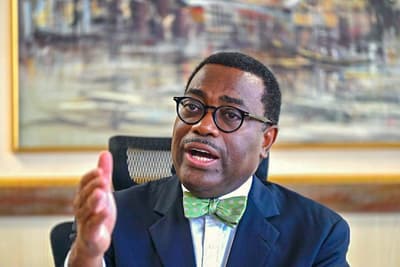 Akinwumi Adesina, head of the African Development Bank.