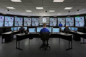 The simulator control room at NuScale Power's small modular reactor design facility in Oregon.