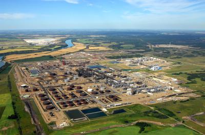 Shell's Scotford petrochemical complex near Edmonton, Canada includes a carbon capture project.