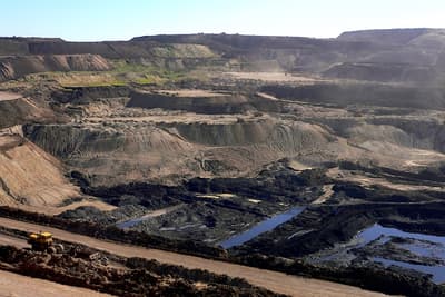 A coal mine in Inner Mongolia, China.