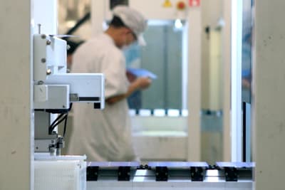 The Suntech solar factory in Wuxi, China.