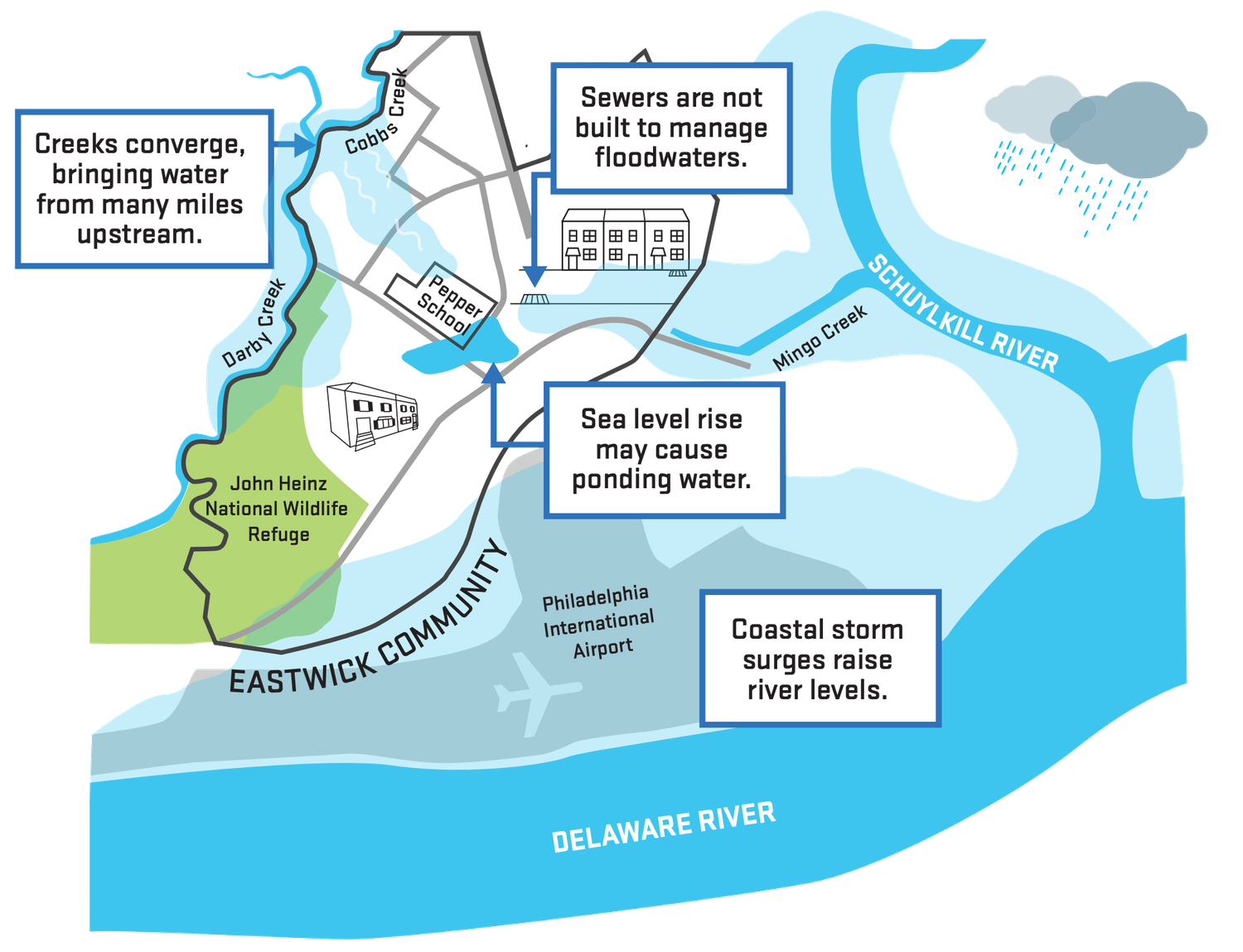 Delaware Flood Risk Map Delaware Flood Zones Map Delaware Conservation Blueprint | The Nature