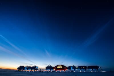 The Halley VI station in Antarctica.