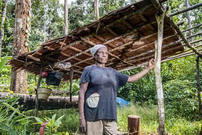 Alowisia Kwerkujai, an Indigenous Papuan, is fighting efforts to plant sugarcane on tribal lands in the Merauke Regency.