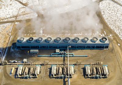 An enhanced geothermal plant near Winnemucca, Nevada, generates power for Google data centers.