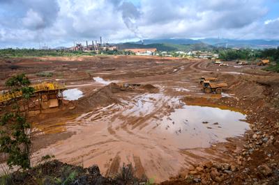 A nickel mine in Soroako owned by PT Vale Indonesia, the country's largest nickel producer.