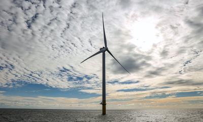 Part of the South Fork Wind Farm near Long Island, New York.