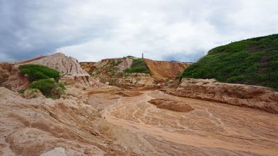 A former rare earth mining site in Longnan county, Jiangxi province.