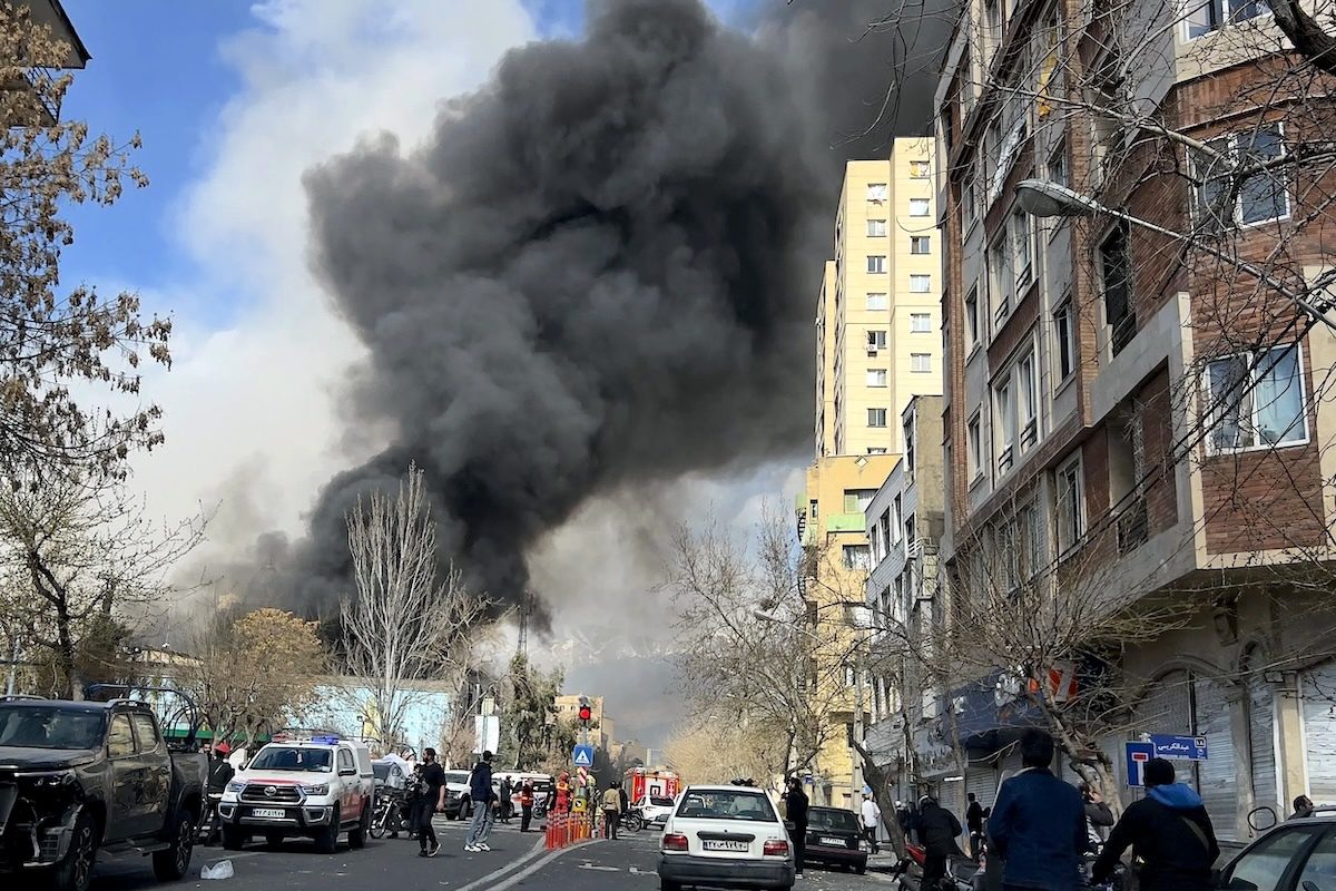 War Brings Black Rain to a Parched Iran